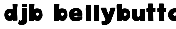DJB BellyButton-Innie font preview